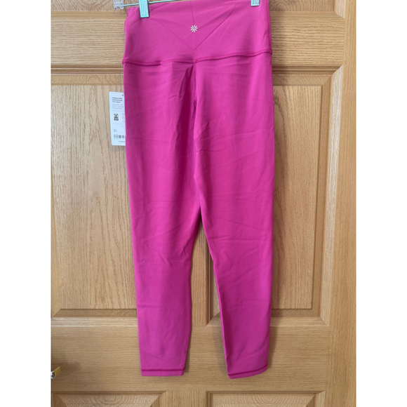 Women's Athleta Leggings, M, Pink Transcendent crossover 7/8 - Picture 1 of 6